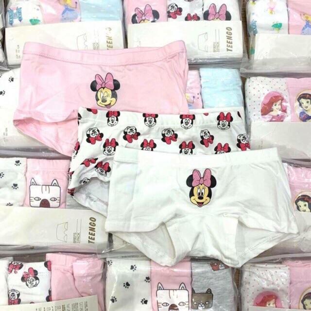 Set 3 quần chíp đùi TEENGO bé gái hàng xuất