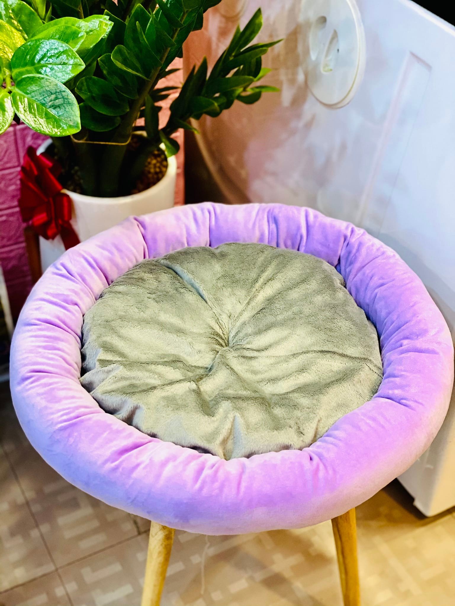 NỆM TRÒN 55CM - Nệm tròn cho chó mèo