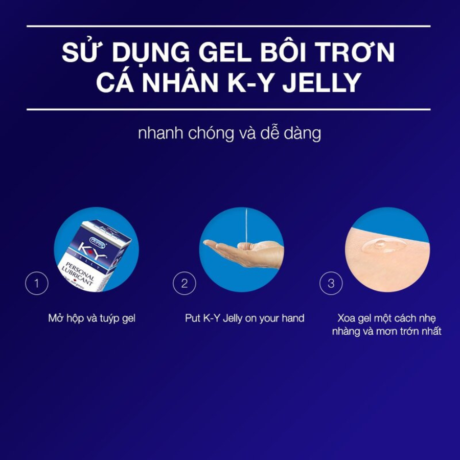 Gel bôi trơn Durex K-Y Jelly 50g - KY Jelly