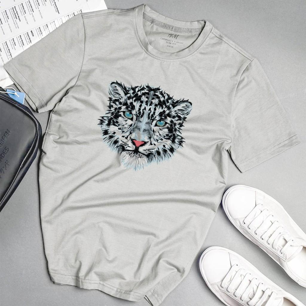 Áo phông nam hổ 7 màu phong cách unisex màu xám