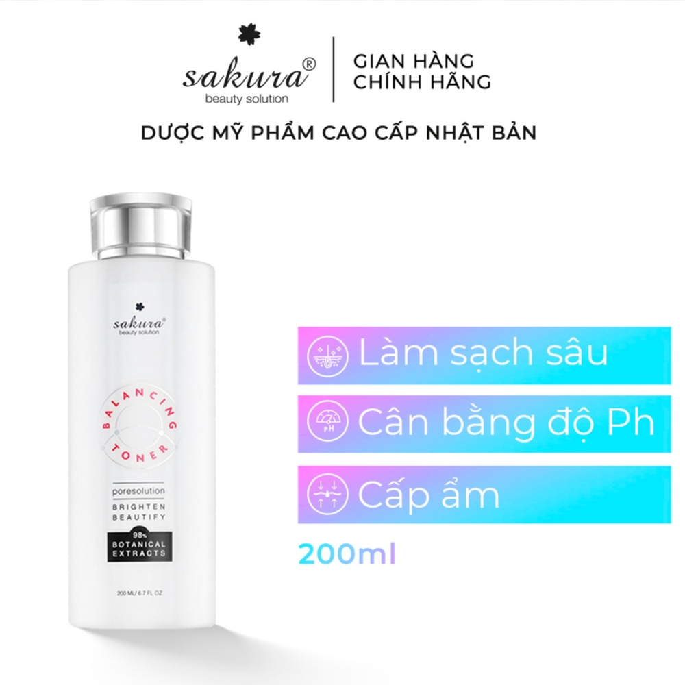 Toner nước cân bằng da Sakura Balancing Toner 200ml