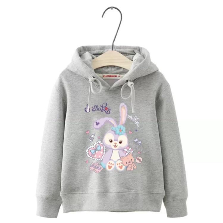 BẢNG MÀU 2-Áo hoodie cho bé gái thỏ tím từ 9 đến 35kg , chất nỉ bông siêu xinh