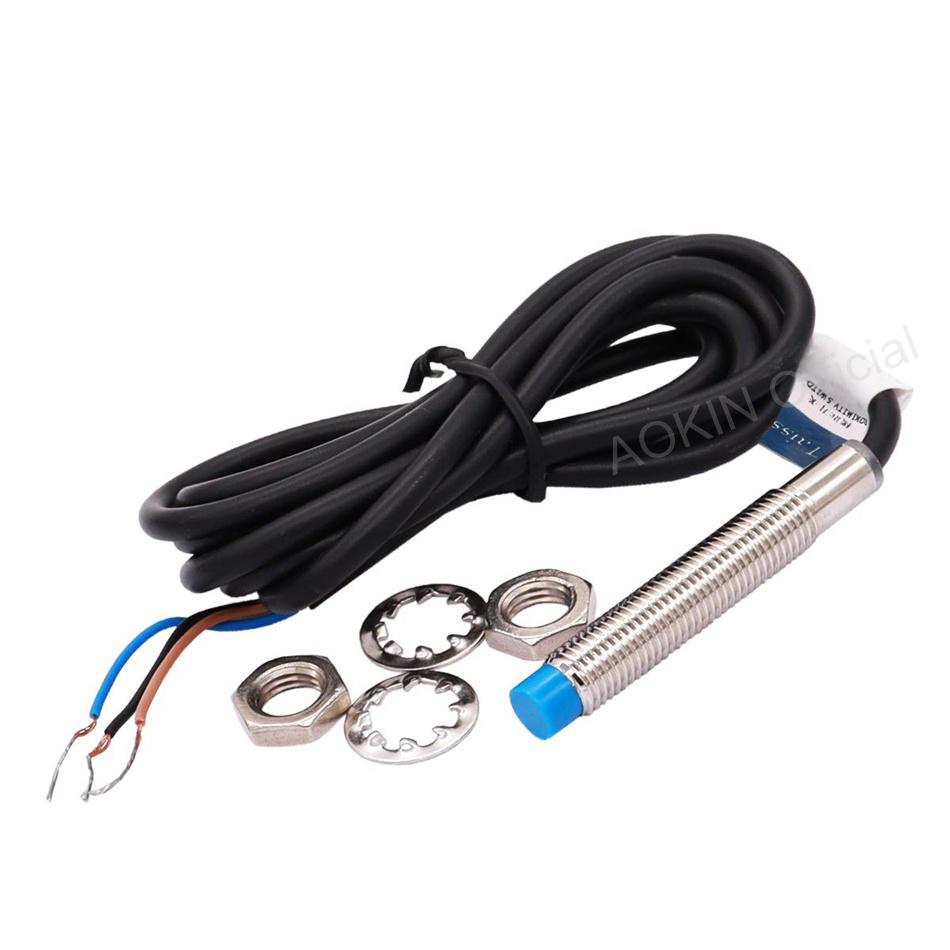 Máy in 3D LJ18A3-8-Z/BX-5V Công tắc lân cận M18 8 mm cảm biến DC 5V NPN NO 3D Máy in Công tắc cảm biến gần
