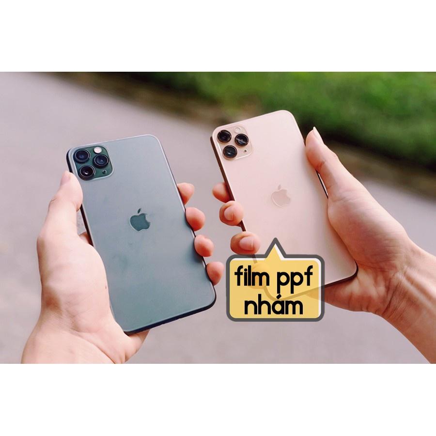 Dán PPF nhám AG chống vân tay mặt sau dành cho iPhone 7plus/8plus/X/XS/XSMAX/11promax/12promax_B026