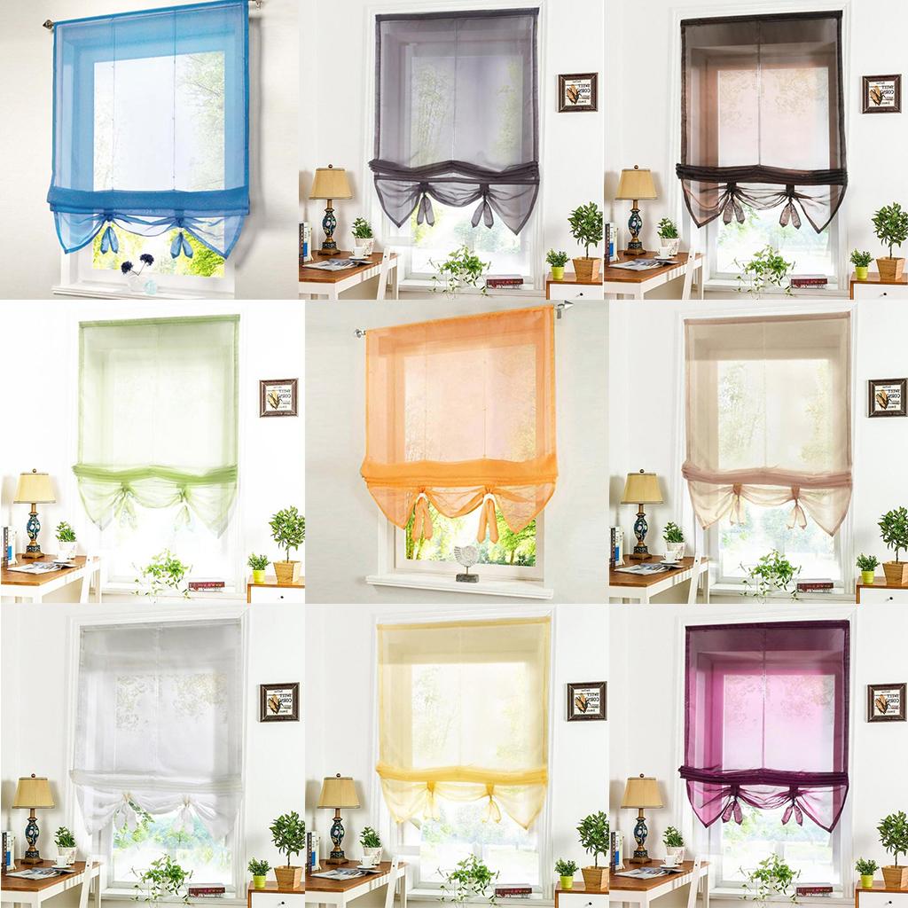 Roman Curtain, Tie Up Shade, Rod Pocket Window Valances