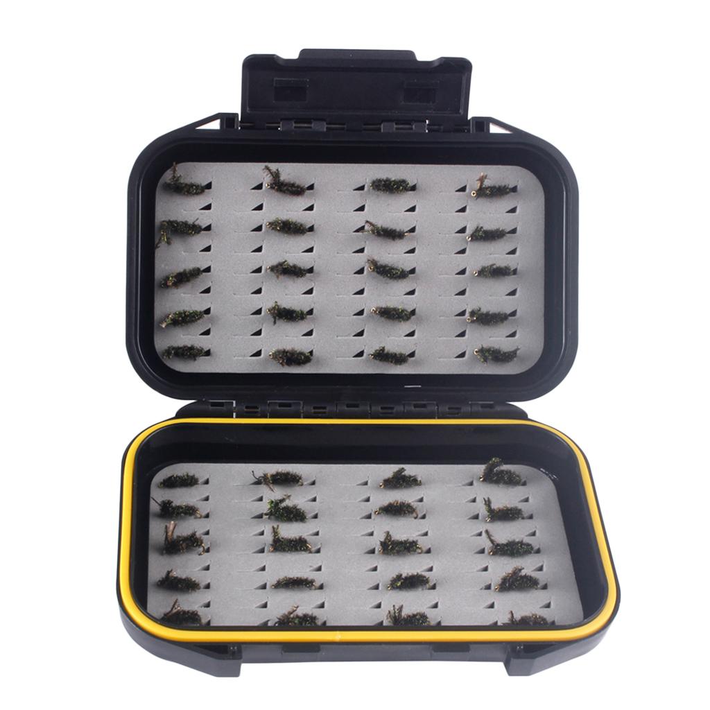 40pcs Fishing Flies Fishing Lure Wet Flies Insects Flies Hook Baits