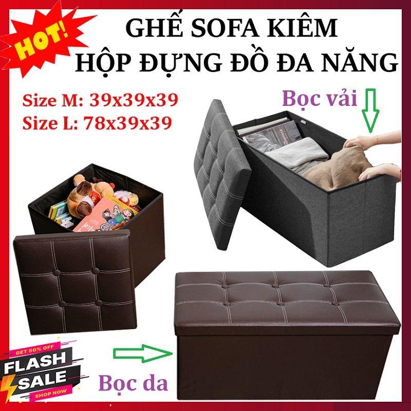 Ghế Hộp Đựng Đồ Đa Năng, Thùng Đựng Đồ Kiêm Ghế Ngồi - chất liệu khung gỗ nhân tạo Chịu Lực 150kg made in Việt Nam