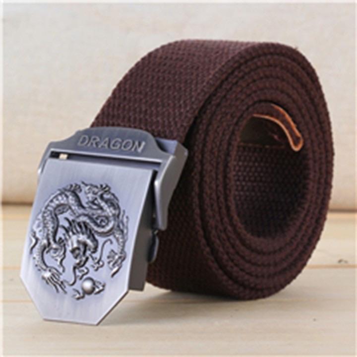 Thắt lưng dù mặt khoá Dragon - nhóm màu trơn