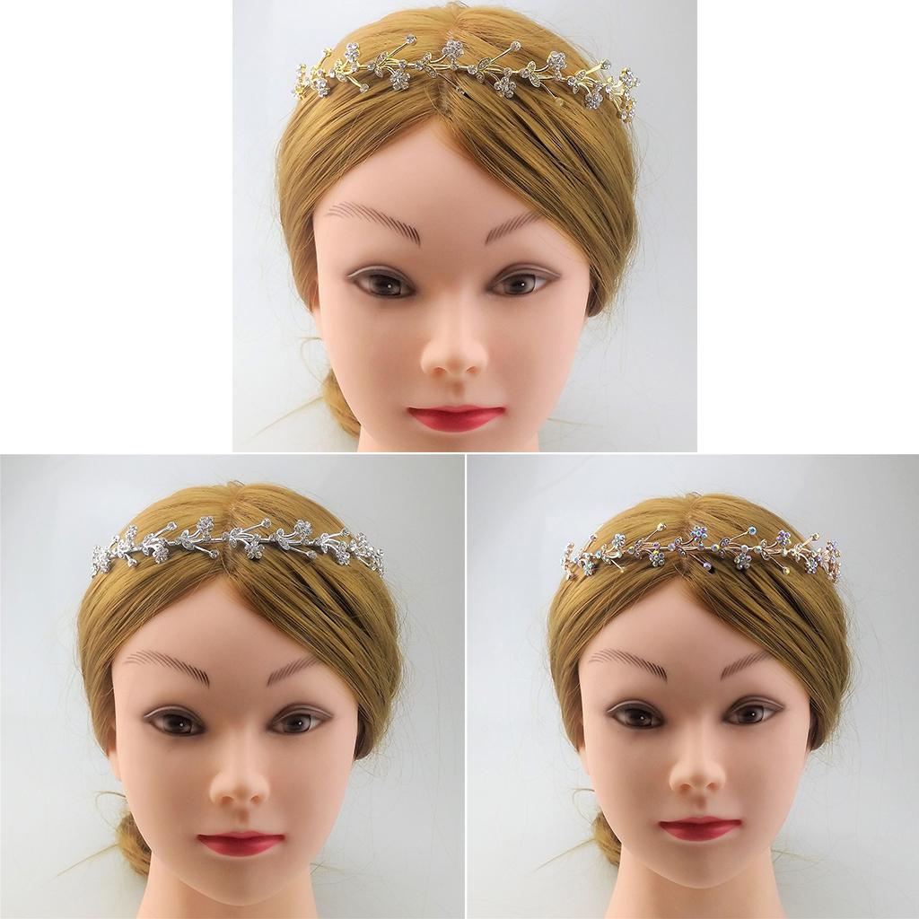 Rhinestone Wedding Tiara Bridal Headband Queen Tiara Princess Crown