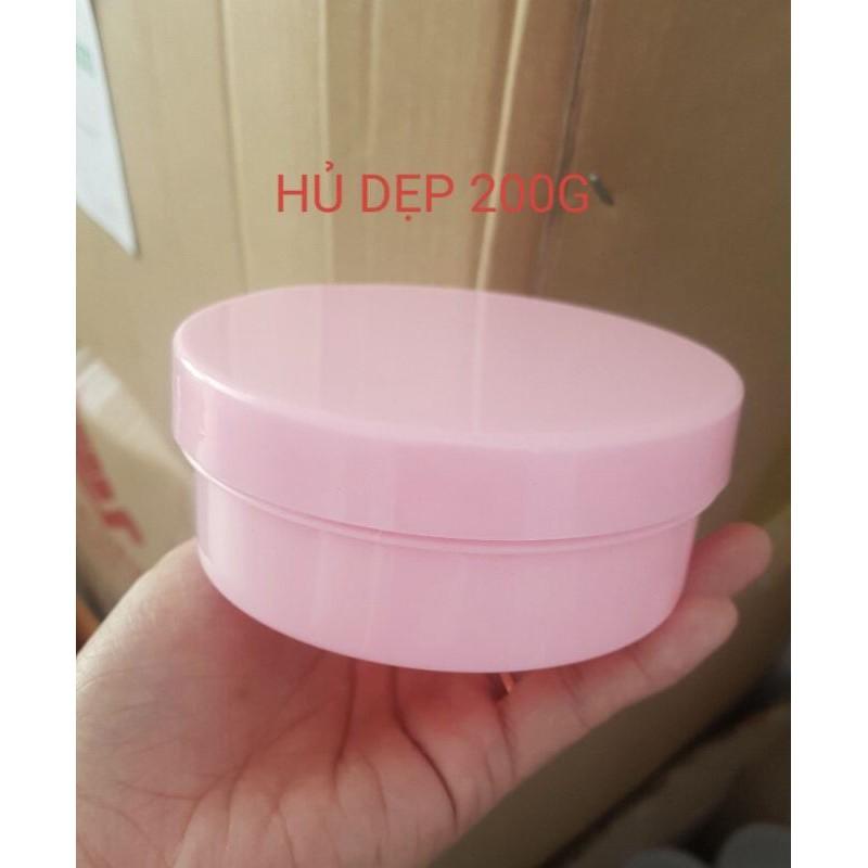 HỦ 200gr ĐỰNG KEM BODY DẸP (CÓ 3 MÀU)