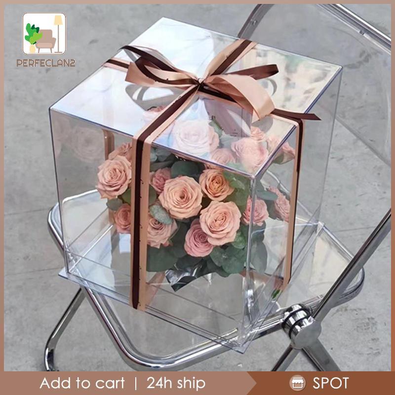 Hộp mica trưng bày hoa, quà tặng