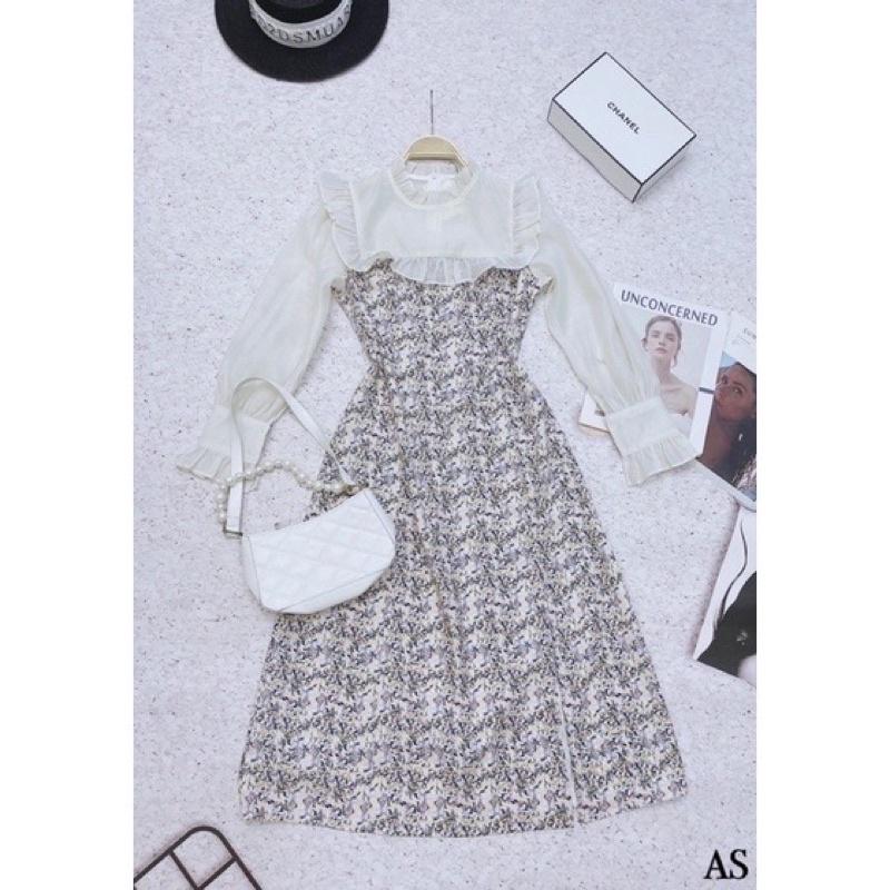 váy cho con ti bèo ngực xẻ chân