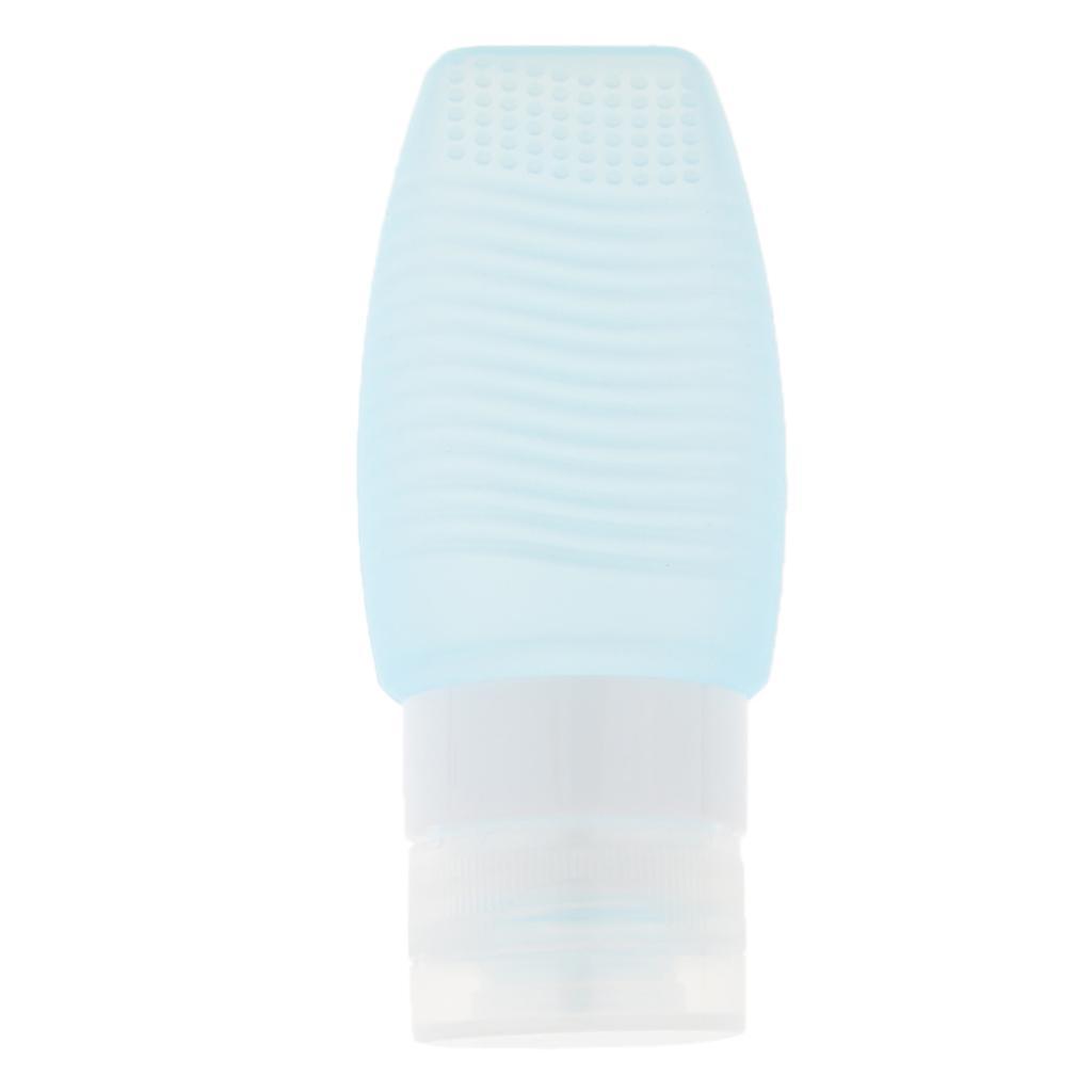 Silicone Refillable Empty Bottle Travel Bottle Empty Bottles Sample Bottle Purple/Light Green/Light Blue/Light Orange