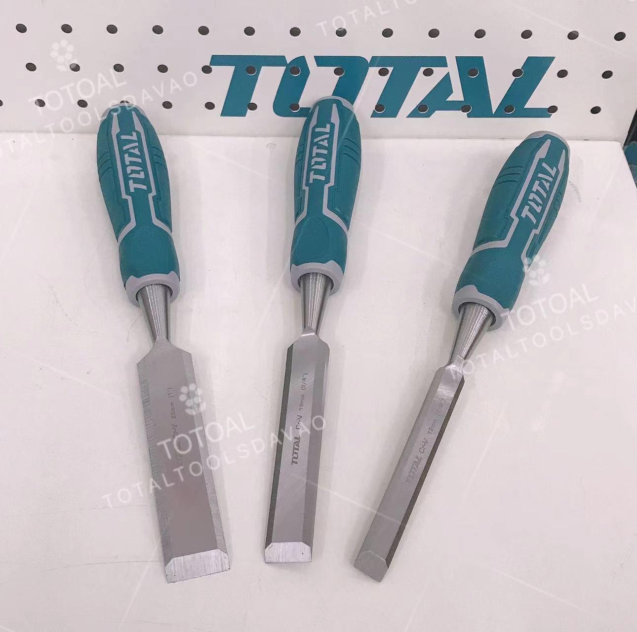 BỘ 3 ĐỤC GỖ TOTAL THT41K0302 - HÀNG CHÍNH HÃNG