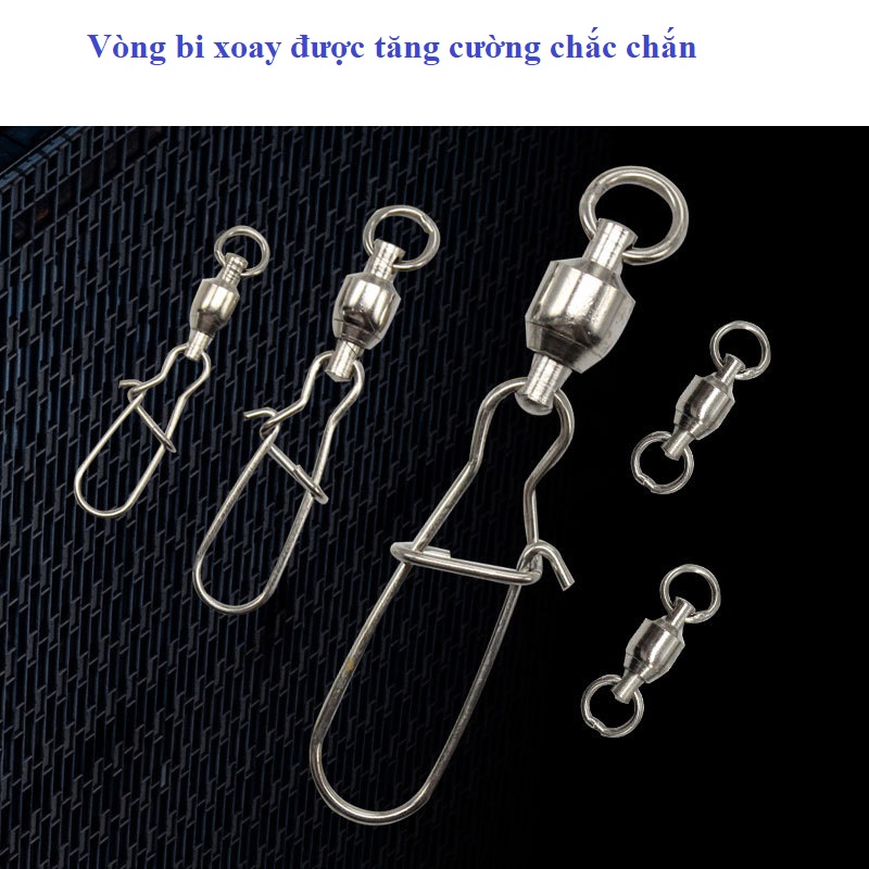 Khóa Link Chống Xoắn Săn Hàng 5 Chiếc Khóa Link Chống Xoắn Tích Hợp Ổ Bi Cao Cấp PK29-B