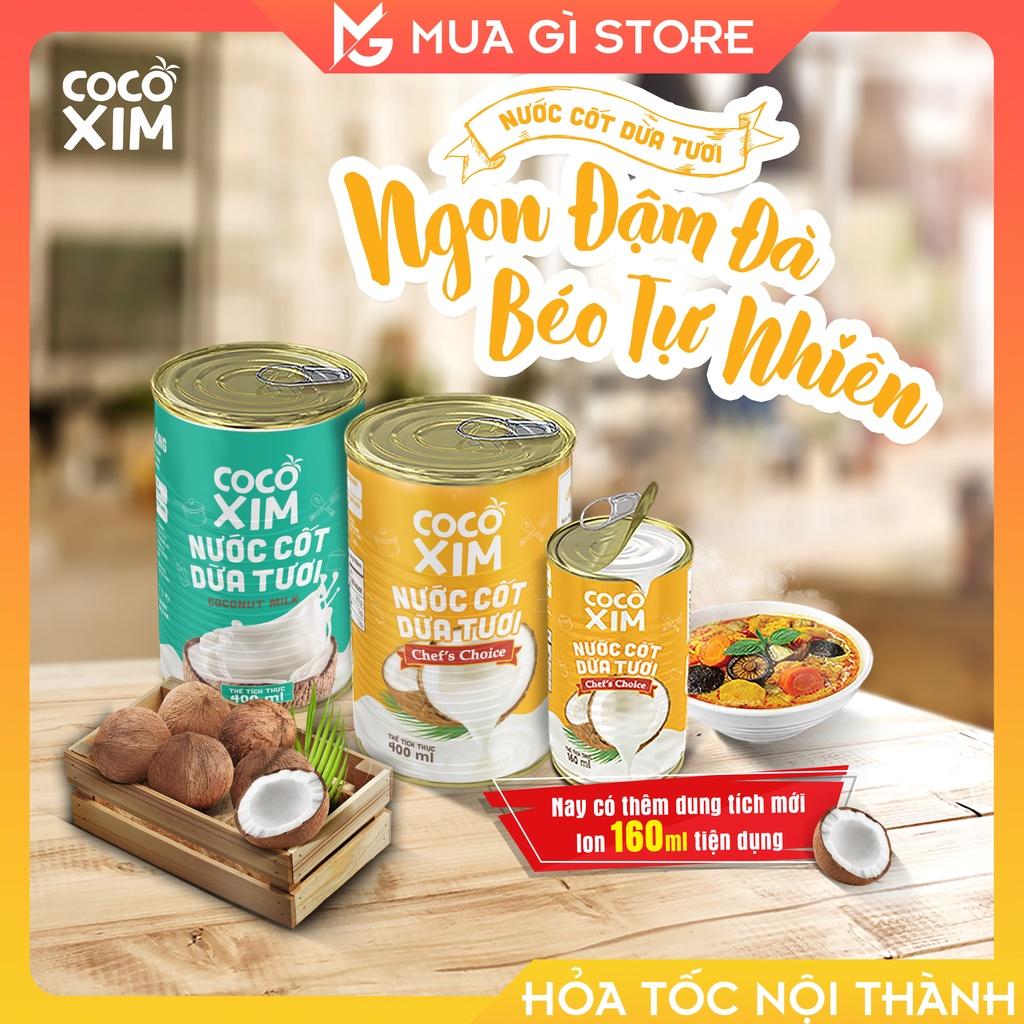 Thùng 24 Nước cốt dừa Chef's Choice Cocoxim dung tích 400ml/Hộp, Giao hỏa tốc Hà Nội