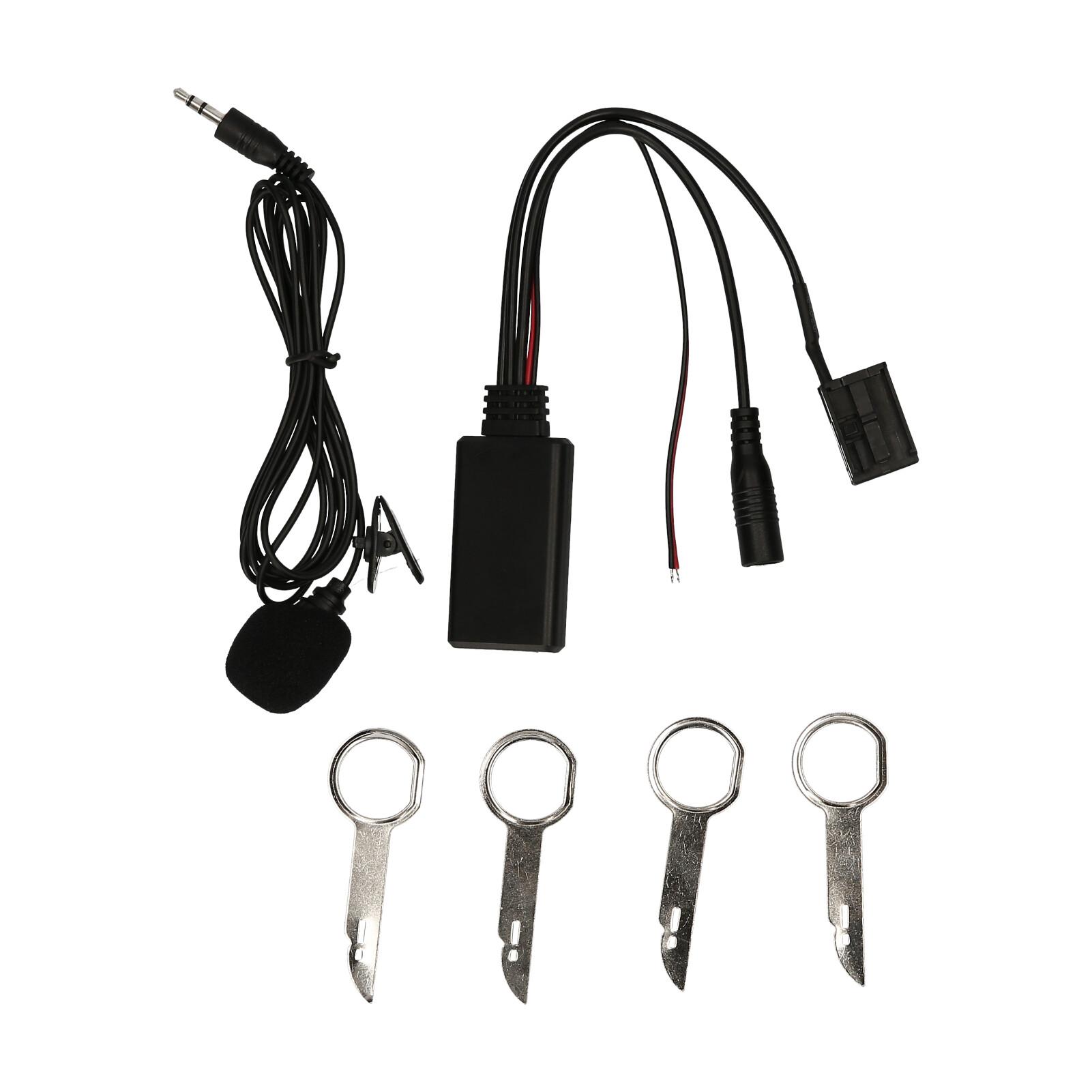 6000 CD Device BT 5.0 Aux Audio Adapter Microphone Handsfree Kit Replacement for Ford 6000CD Stereo