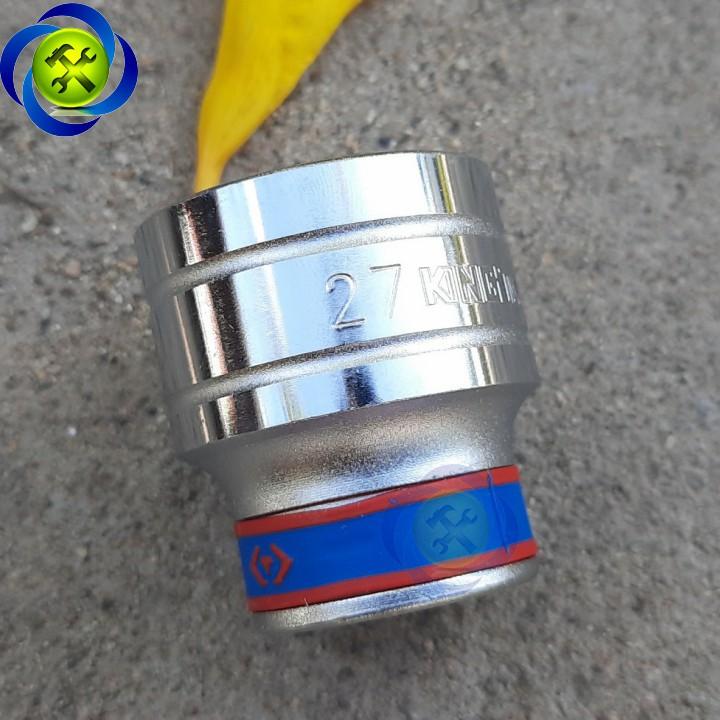 Tuýp trắng ngắn 32mm Kingtony 433532M 1/2 INCH - 32MM 6 CẠNH