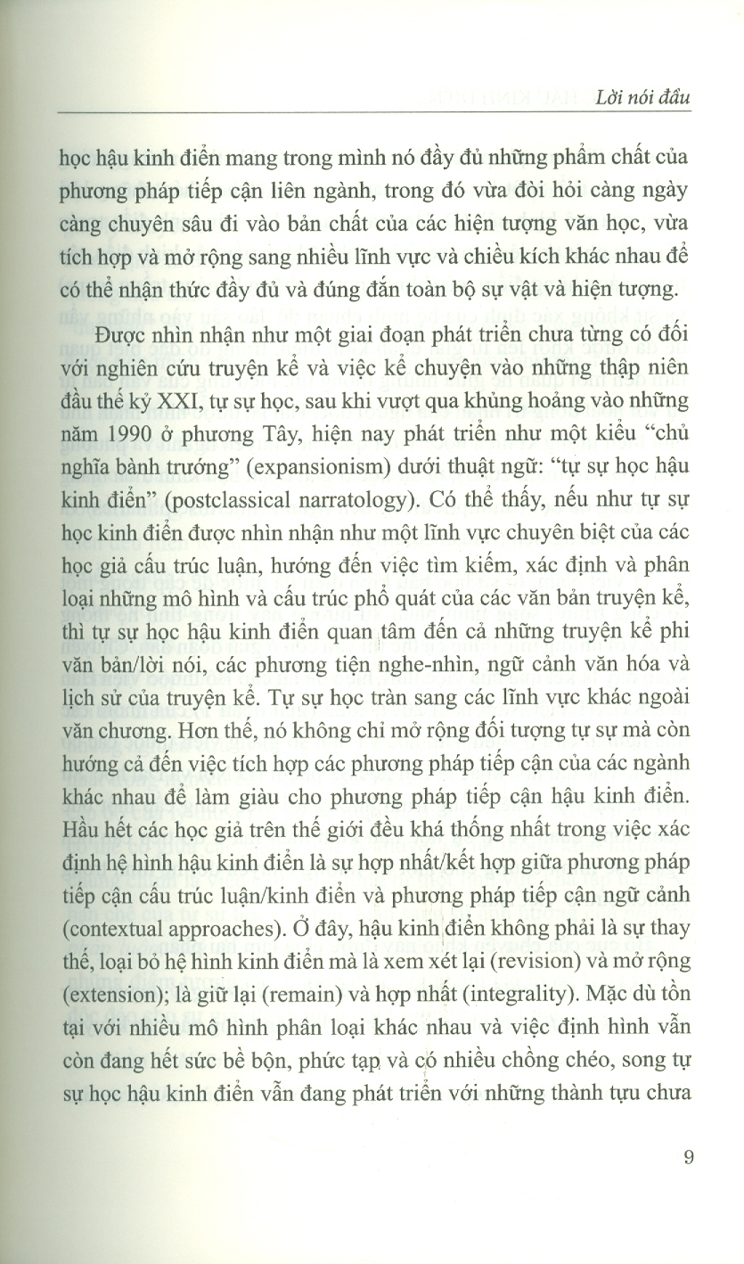 Tự Sự Học Hậu Kinh Điển Ở Việt Nam : Những Chuyển Đổi Hệ Hình Trong Nghiên Cứu Truyện Kể - Tập 1