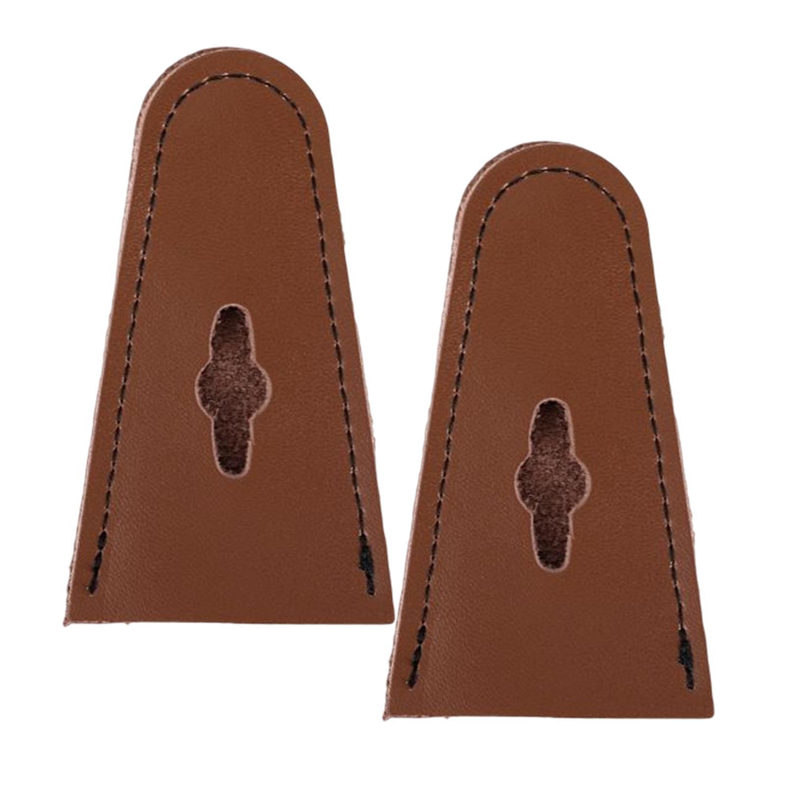PU Leather  Bow Tip Protector Recurve Bows Stabilizer for  Black