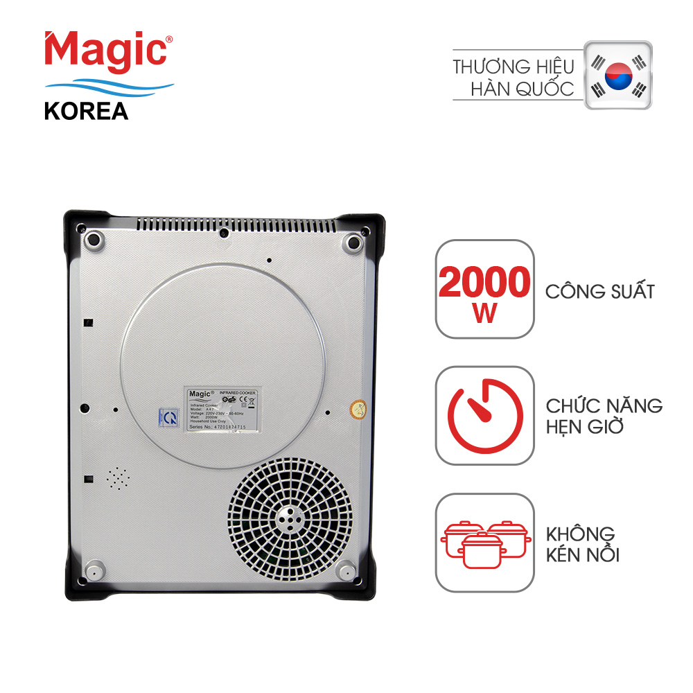 Bếp hồng ngoại Magic Korea A47 - Hàng chính hãng