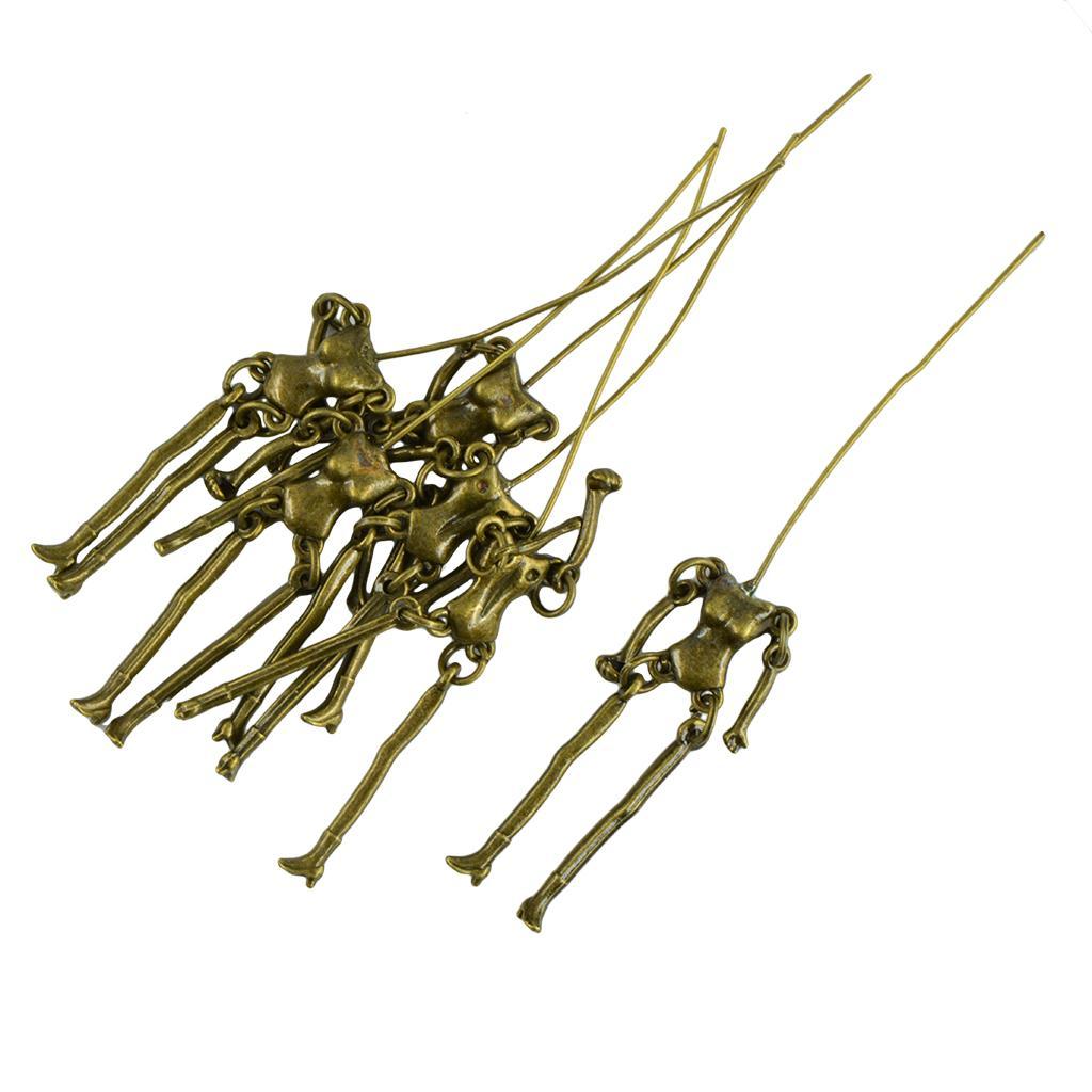 Halloween Personality Dolls DIY Jewelry Making Pendant 12Pcs for Halloween
