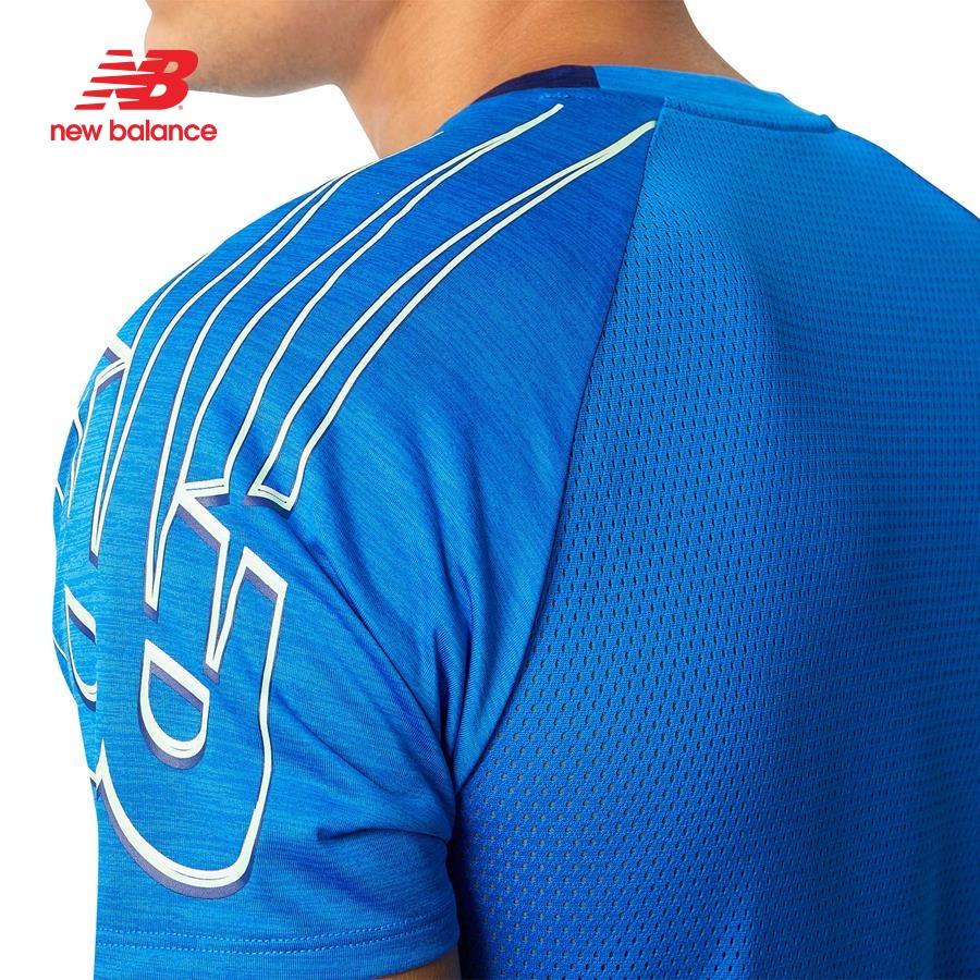 Áo thun thể thao nam New Balance PRINTED FAST FLIGHT SHORT SLEEVE - MT21244SB8 (form quốc tế)