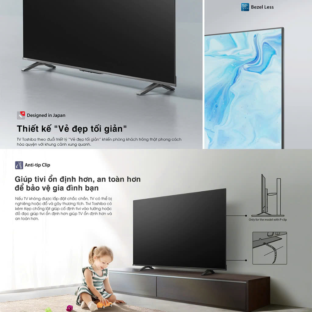 Smart Tivi Toshiba QLED 43 inch 43M450NP, Giao Hàng Toàn Quốc - Hàng Chính Hãng