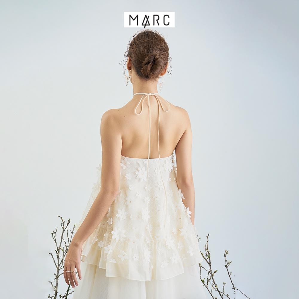 [COUPON 100K] Áo dài cách tân nữ MARC FASHION dáng cổ yếm Như Ý TRSH120222