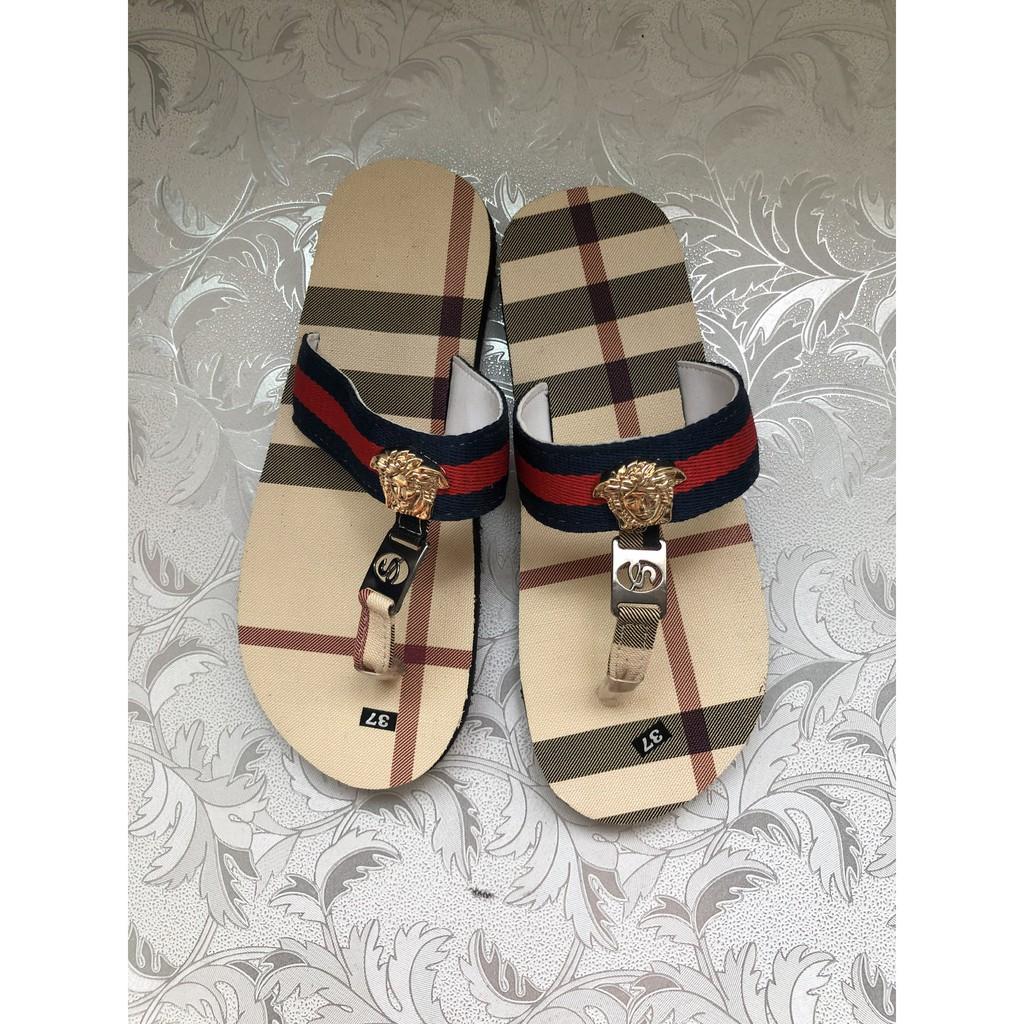 dép kẹp nữ sandal đồng nai ( đế sọc ca rô vàng ) size từ 34 nữ đến 42 nữ đủ size đủ màu ib muốn chọn thêm