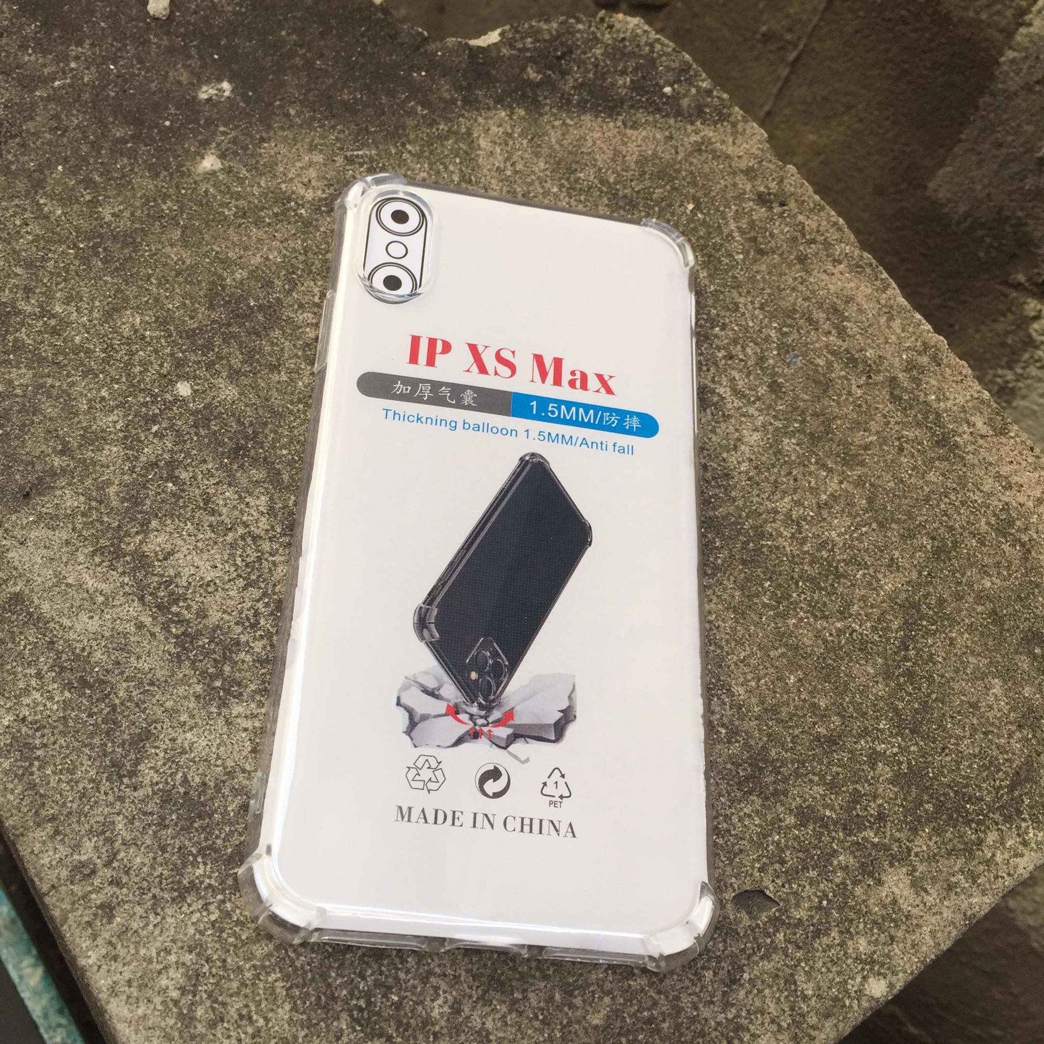 Ốp lưng silicon cho iPhone XS Max - chống sốc gờ cao 4 góc trong suốt