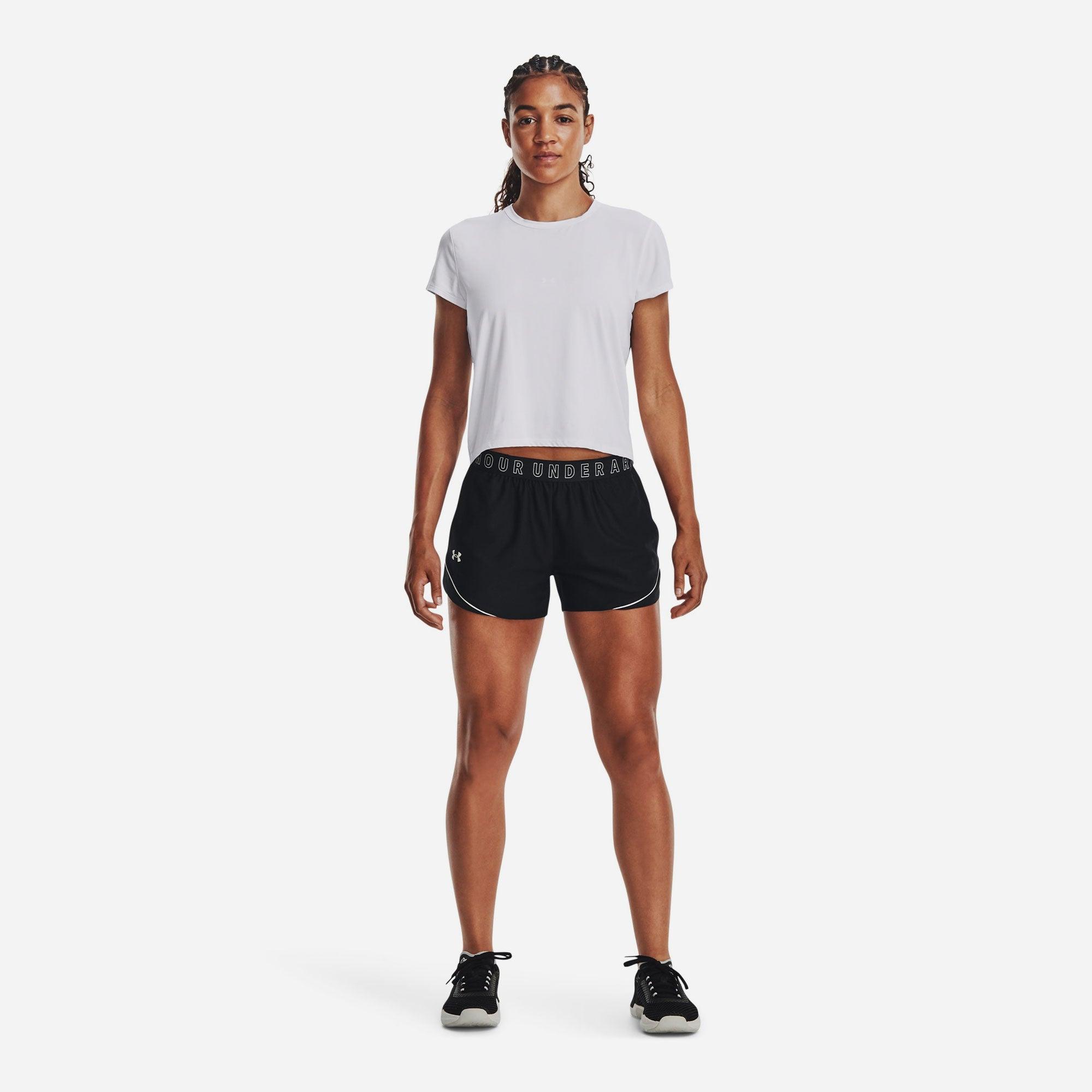 Quần ngắn thể thao nữ Under Armour Play Up Shorts 3.0 Mesh - 1373041-001