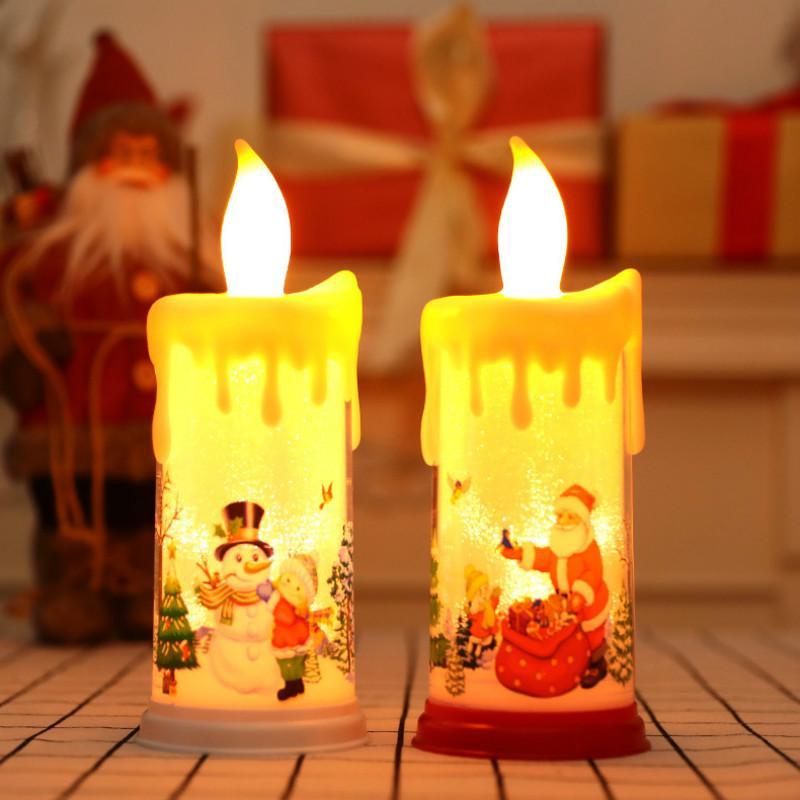 Đèn Nến Hình Giọt Nước Trang Trí Giáng Sinh