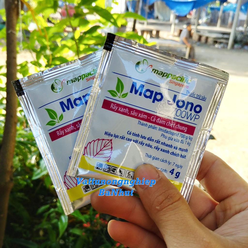 [Combo 10 Gói] Đặc Trừ Rầy Nâu Sâu Xanh MAP JONO 700WP Gói 4G