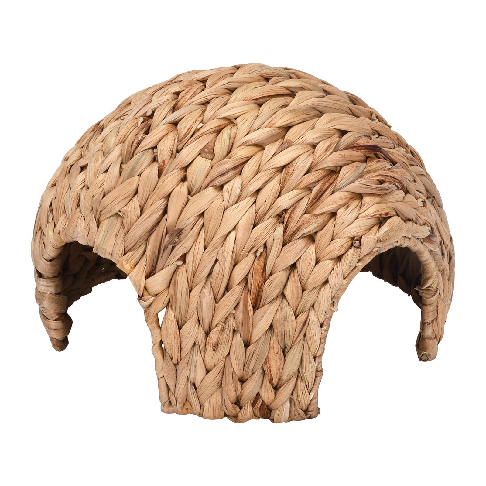Woven Hamster Hideout Cage Accessories Sleeping Hut Pets Hideout Hamster Tunnel Toy for Chipmunk Bunny Dwarf Hamster