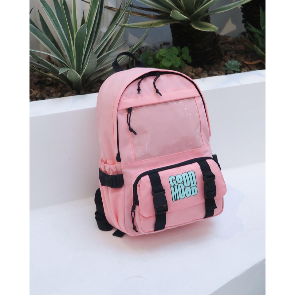 Balo học sinh Unisex, chất dù nhẹ bền, kiểu dáng teen - BOM