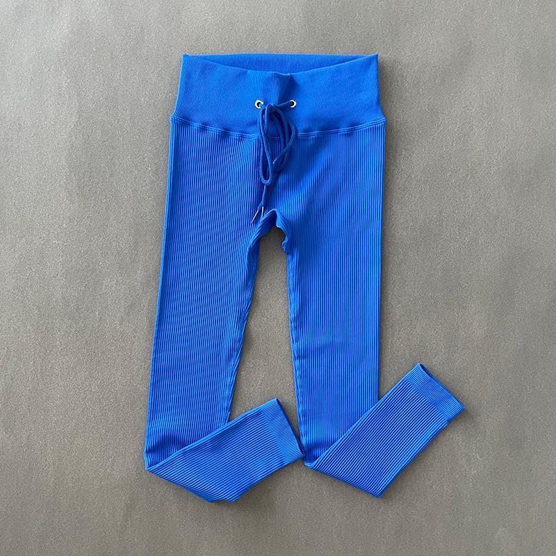 Quần Tập Yoga Gân Quần Legging Thể Dục Không Đường May Cao Cấp Quần Legging Dây Kéo Đẩy Lên Thể Thao Thun Tập Gym Quần Áo Quần