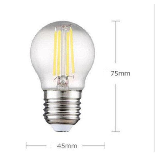 Bóng đèn Led Edison G45 4W đui E27 hàng chính hãng