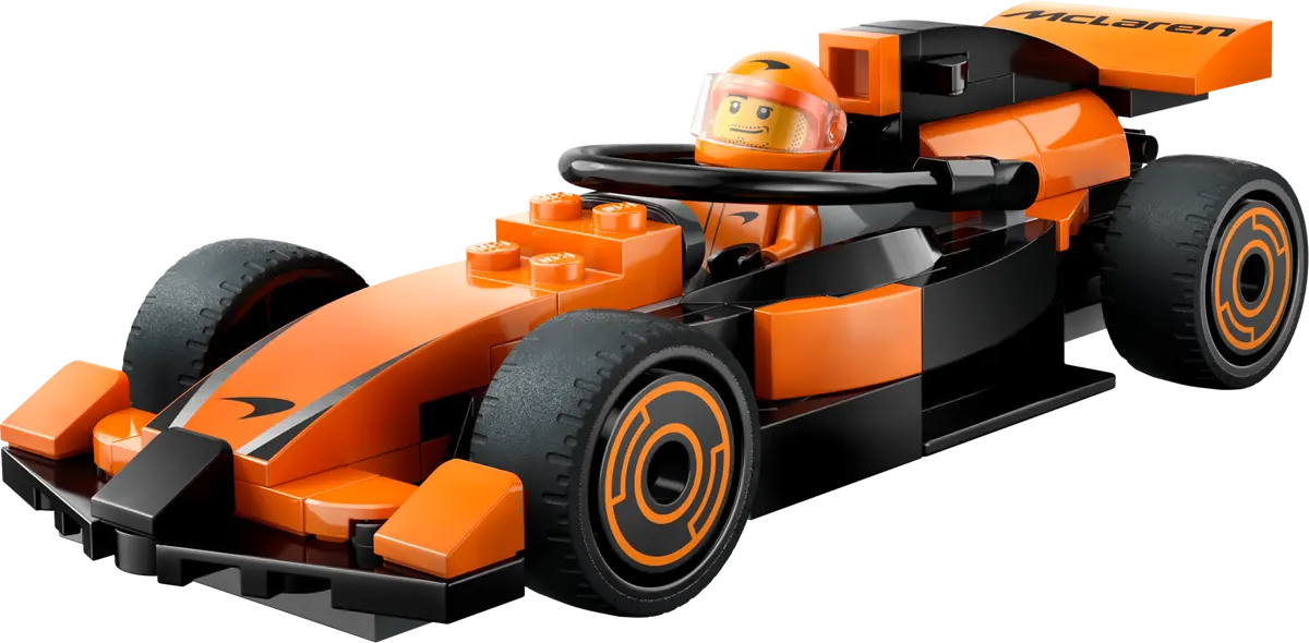 Đồ Chơi Lắp Ráp Lắp Ráp Xe Đua F1 - F1 Driver With McLaren Race Car - Lego City 60442 (86 Mảnh Ghép)