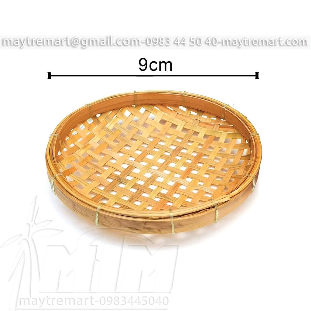 Đĩa tre, sàng tre nhí, trang trí, decor, phụ kiện chụp hình.