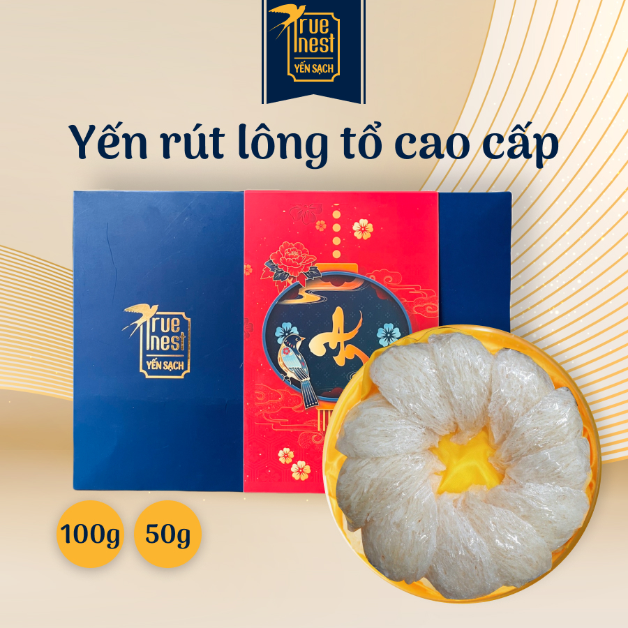 Tổ yến sào True Nest - Rút lông nguyên tổ cao cấp