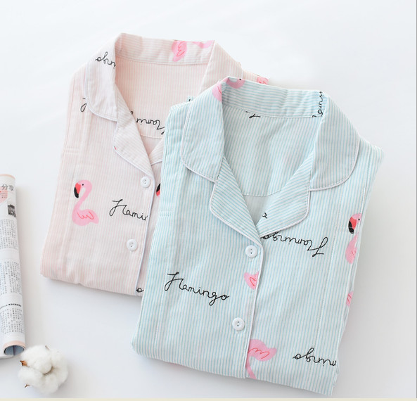 Bộ Pyjama bầu và sau sinh thô đũi Azuno AZ7189 Có Thiết Kế Cho con Bú Mặc Mùa Hè Cực Mát