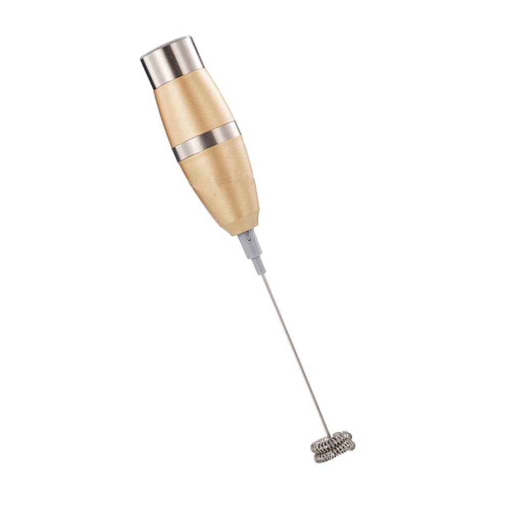 Handheld Milk Frother Electric Drink Foamer Whisk Coffee Mixer Stainless