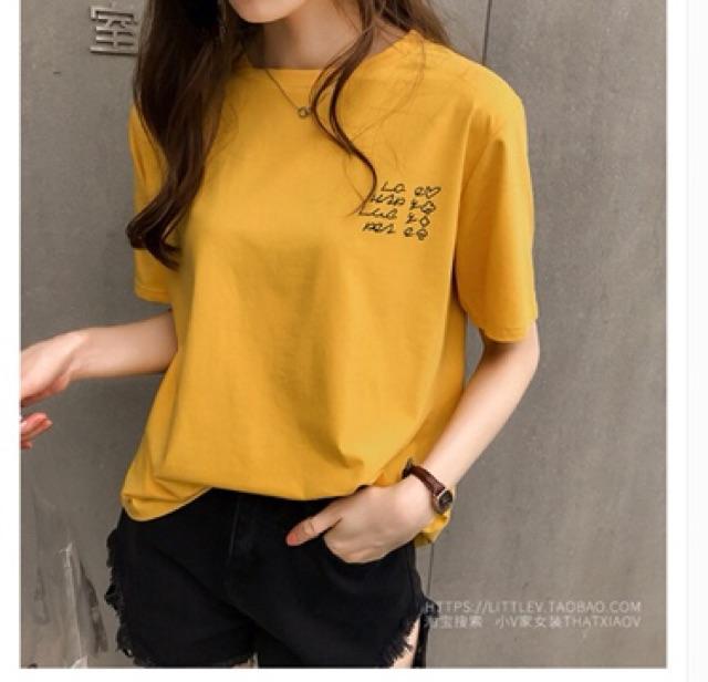 Áo thun tay lỡ form rộng