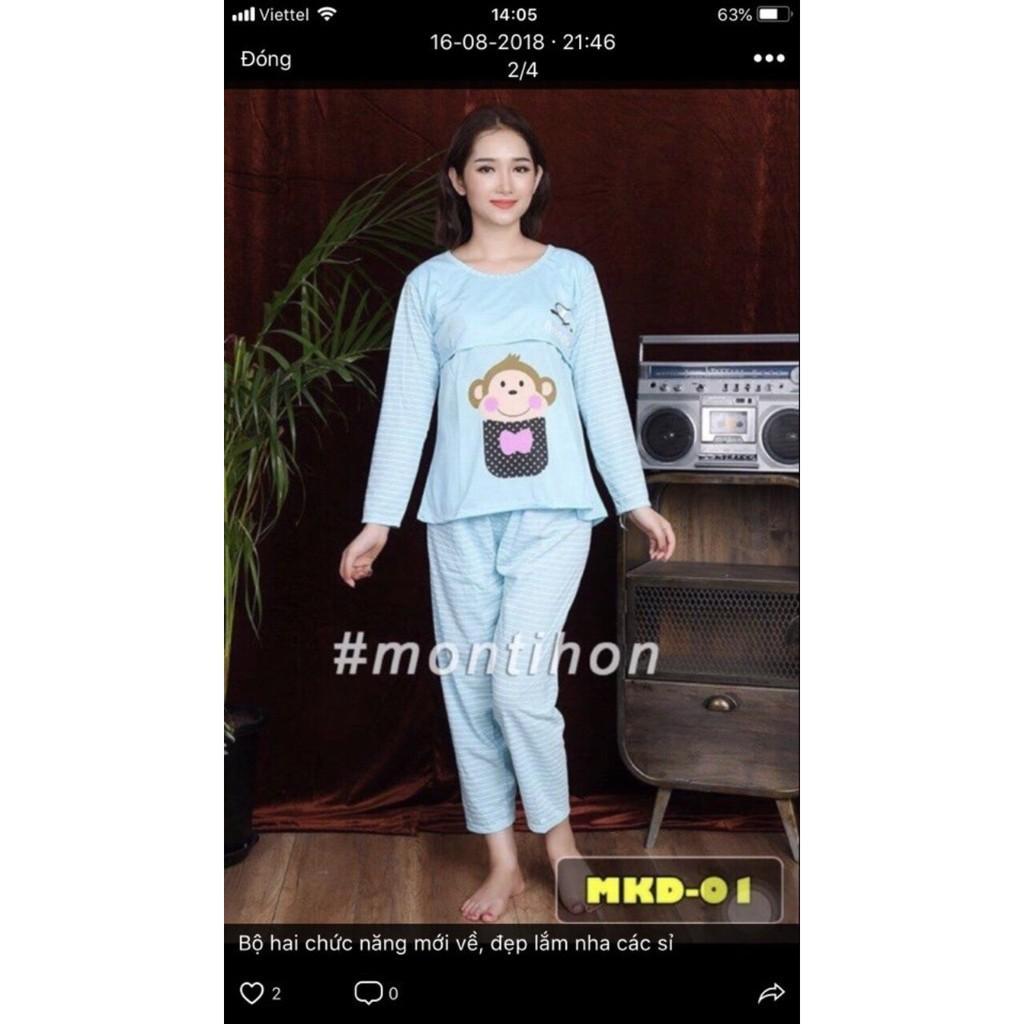 Bộ Bầu Và Sau Sinh Cotton Cho Mẹ 50-67kg