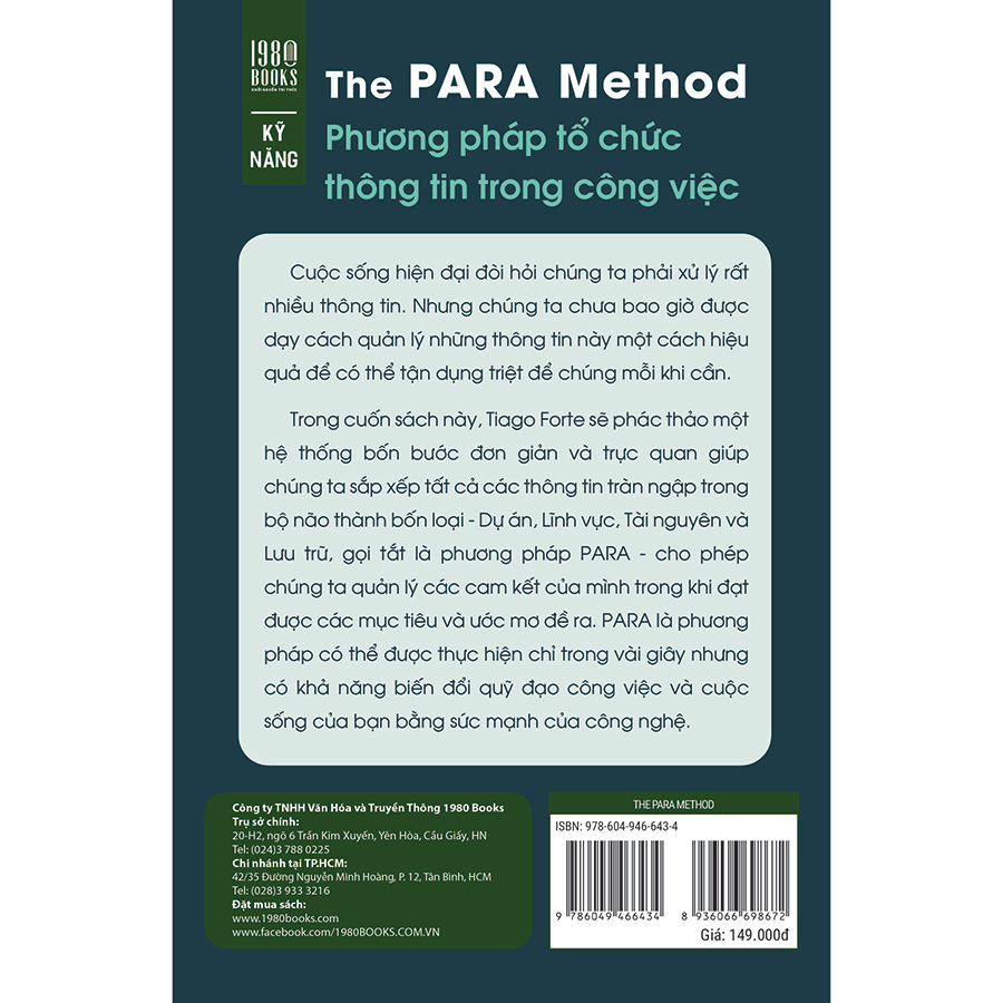 The PARA Method - Phương Pháp Tổ Chức Thông Tin Trong Công Việc