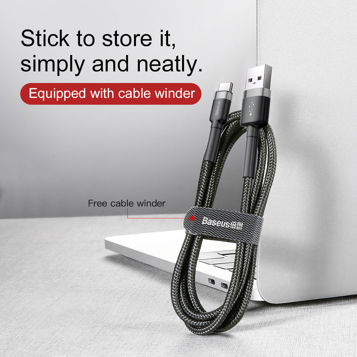 Cáp sạc nhanh, truyền dữ liệu tốc độ cao Baseus Cafule Type C v2 cho Samsung / Xiaomi/ Huawei/ Oppo/Nokia - Hàng chính hãng