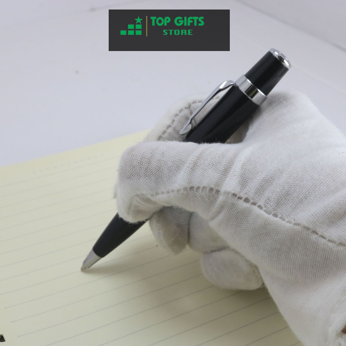 Bút ký doanh nhân kim loại xoay P016 | Hộp bút + Ngòi bút