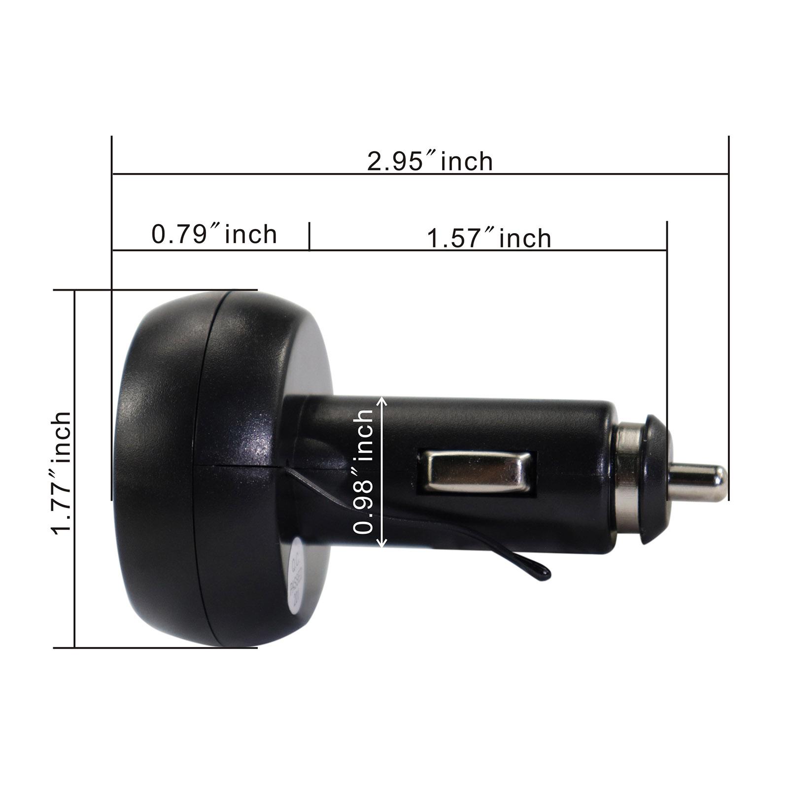 3-in-1 Multifunctional Digital Voltage Temperature Monitor Multimeter Car Motorcycle Battery Voltmeter Temperature