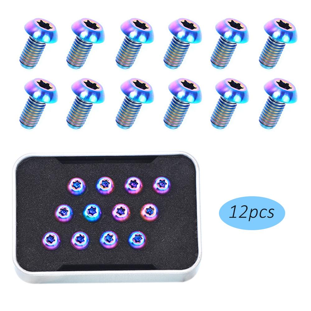 Set 12 Bu Lông Đĩa Xe Đạp Leo Núi T25 M5X10Mm